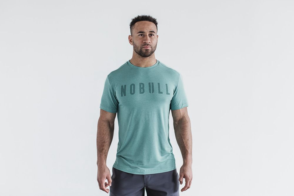 T-Shirts NOBULL Homme Bleu - NOBULL,France (2496-LUMJT)